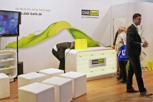 Stand der DAB Bank kurz nach dem Start der Invest 2012